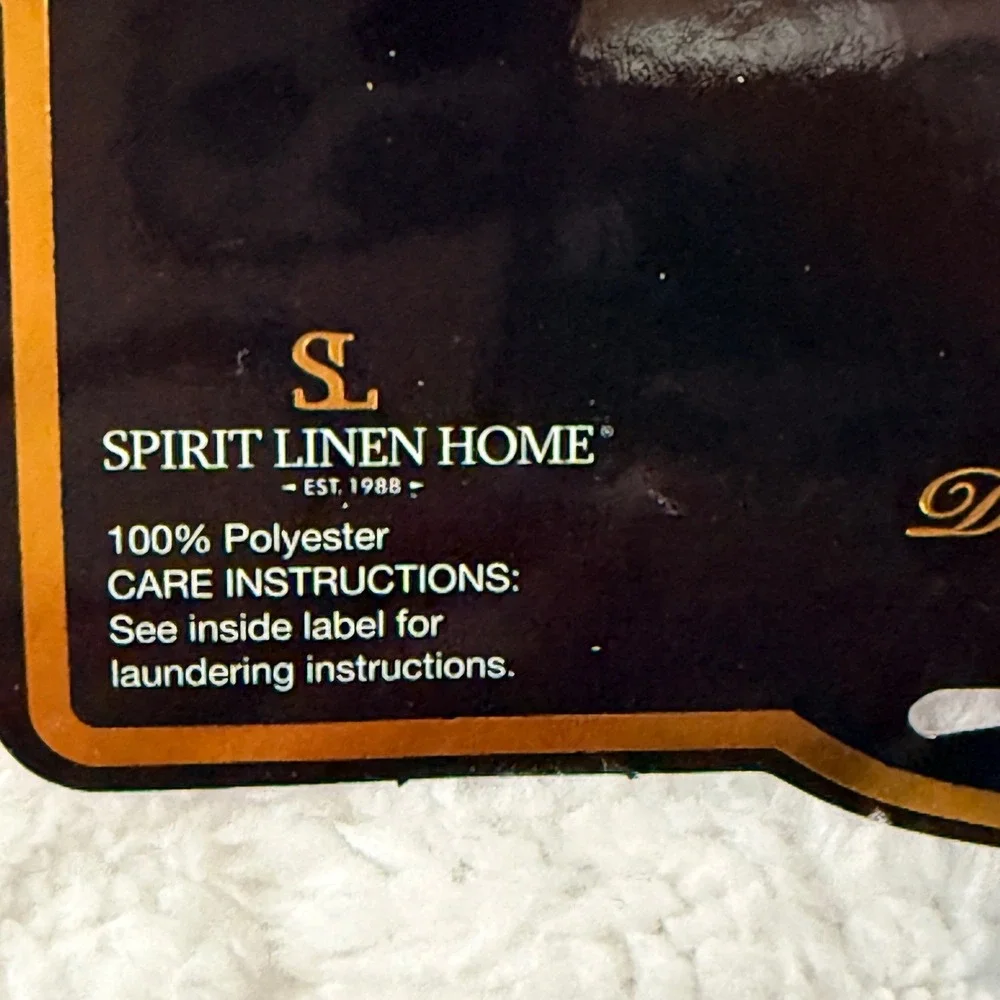 Spirit Linen Home Sherpa‎ Throw Blanket Unisex 50x60 Grey New Velvet Plush Cozy